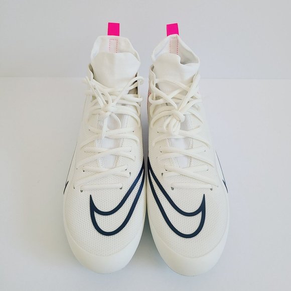 NEW Nike Alpha Huarache 8 Elite LAX Lacrosse Cleats CW4440-116 Size 9.5 Sail - Picture 2 of 8